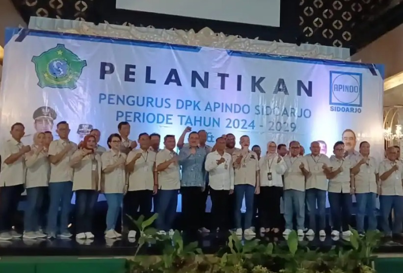 APINDO Sidoarjo Officially Inaugurates 2024–2029 Board, Reinforces Commitment to Absorb Local Workforce