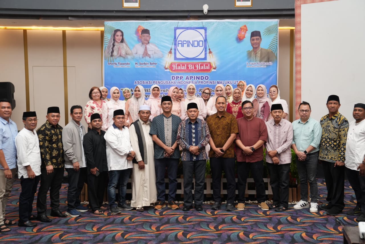 North Maluku Vice Governor Attends APINDO Halalbihalal, Encourages Regional Economic Growth