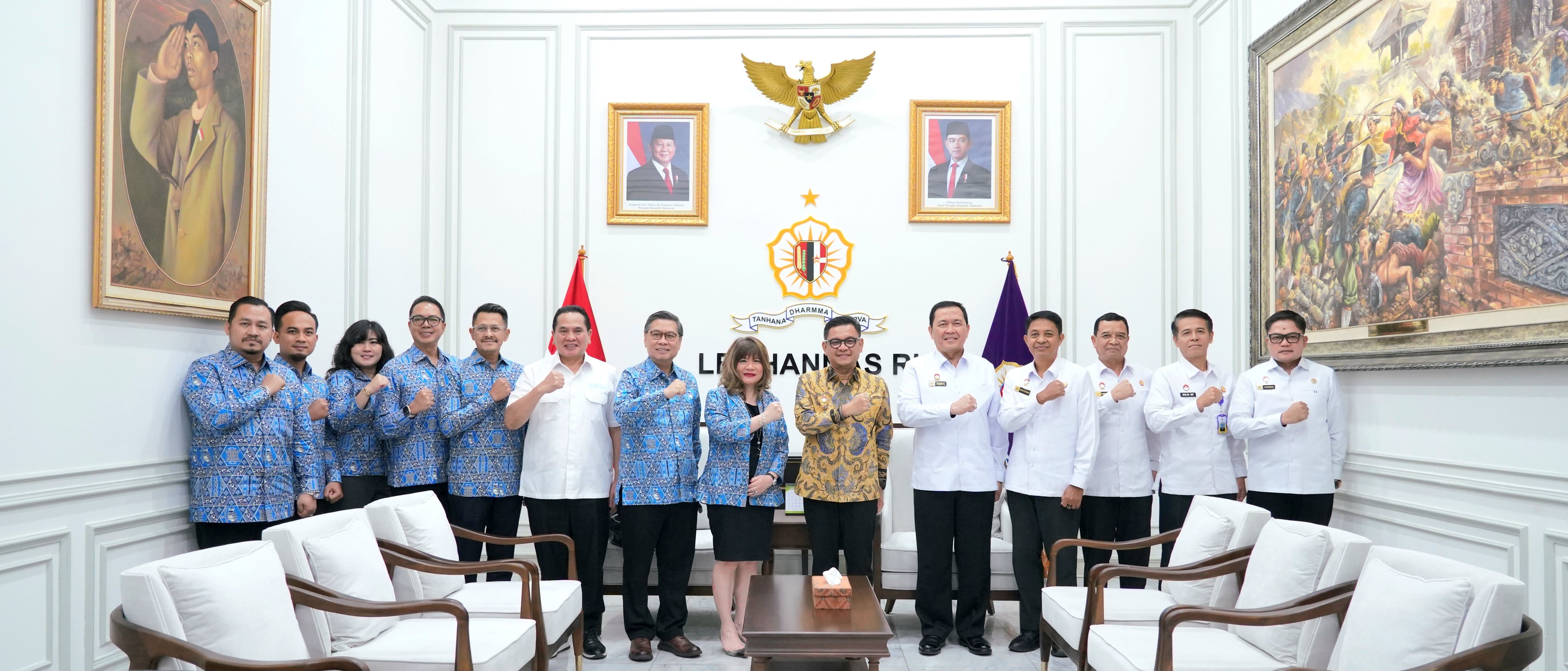 Audiensi Bersama Gubernur Lemhannas, APINDO Tegaskan Komitmen Ketahanan Nasional