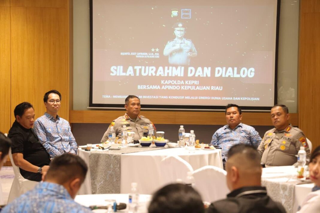 Riau Islands Police Chief Holds Dialogue with APINDO to Strengthen Security and Economic Synergy