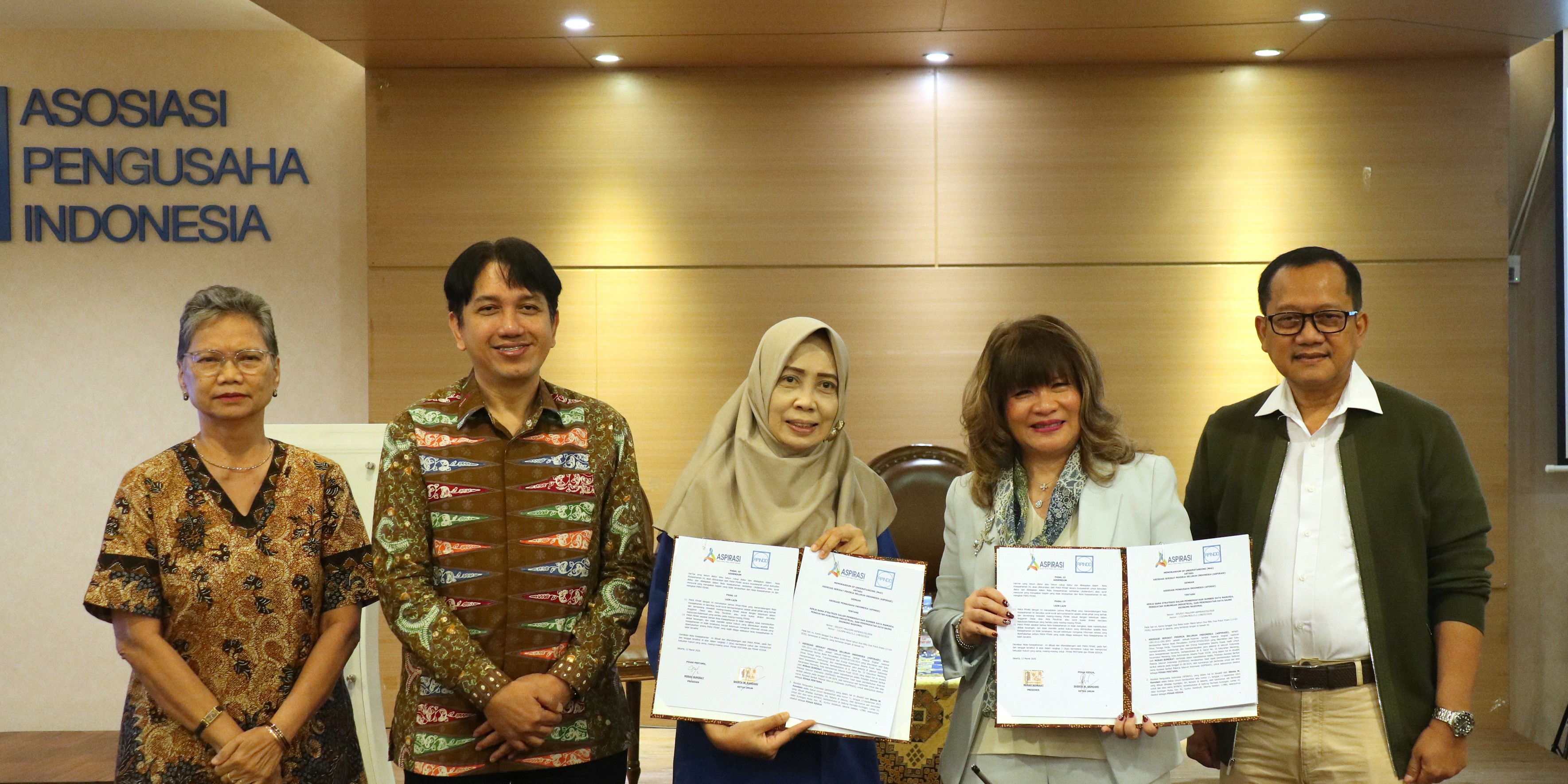 APINDO–ASPIRASI Teken MoU, Perkuat Sinergi Pengusaha dan Pekerja untuk Hubungan Industrial Berkelanjutan